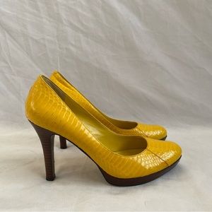 Ralph Lauren Yellow High Heels